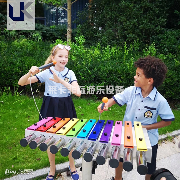 厂家批发定制户外大型打击乐器不锈钢敲琴室内幼儿园儿童游乐设备