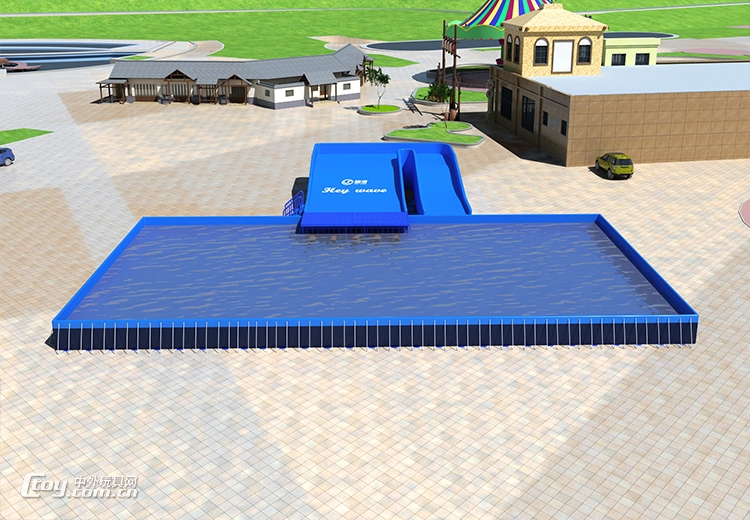滑板冲浪模拟器可安装室内室外单双人的滑板冲浪水上乐园设备