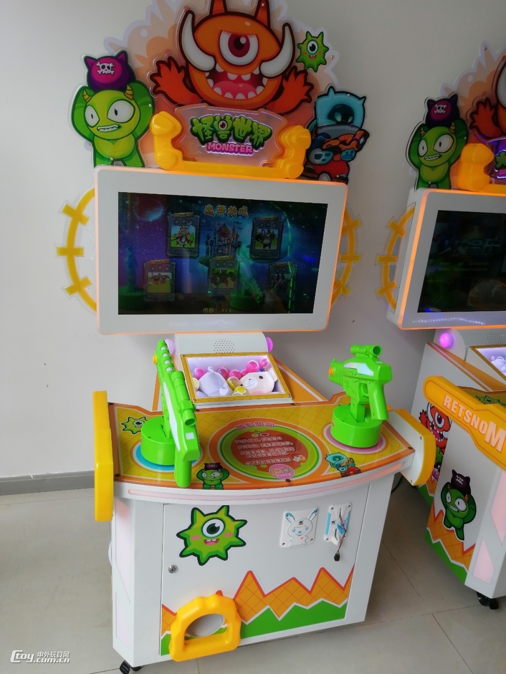 怪兽世界新款电玩游戏机 电玩城多少钱加盟 儿童乐园设备游乐园