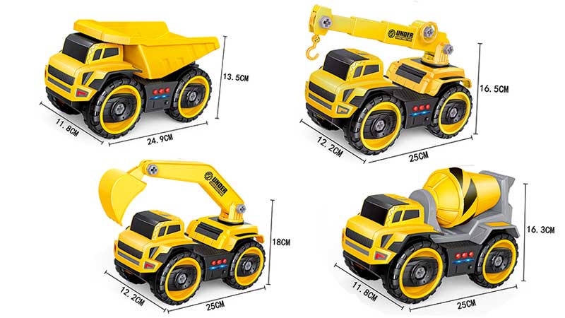 六七八玩具新品：电动DIY拆装工程车【2020玩具发布汇】