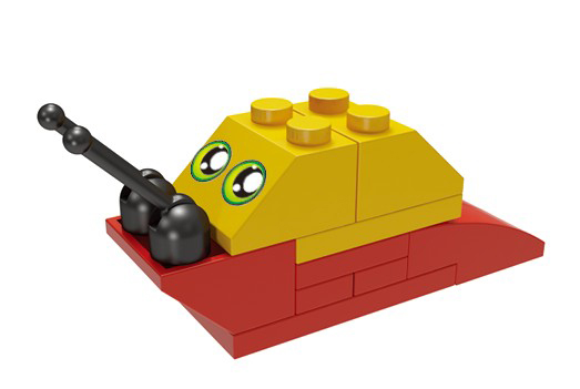 品格积木――蜗牛拼装积木pg60009