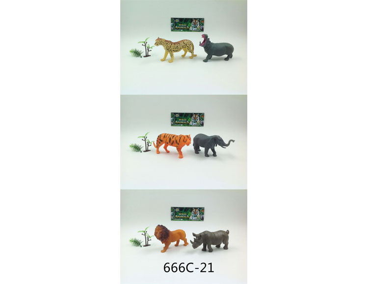 搪胶动物PVC袋666C-21