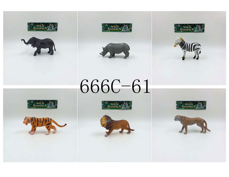 搪塑动物PVC袋666C-61