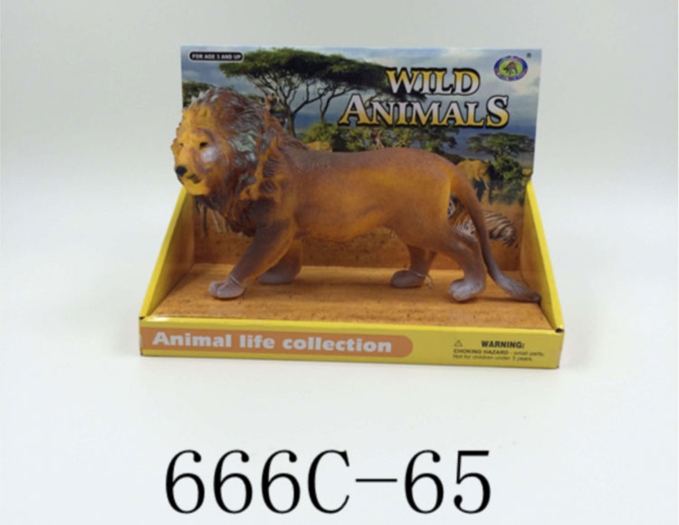 搪塑动物狮666C-65