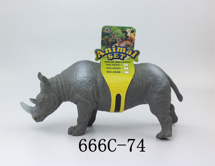 搪塑充棉犀牛666C-74