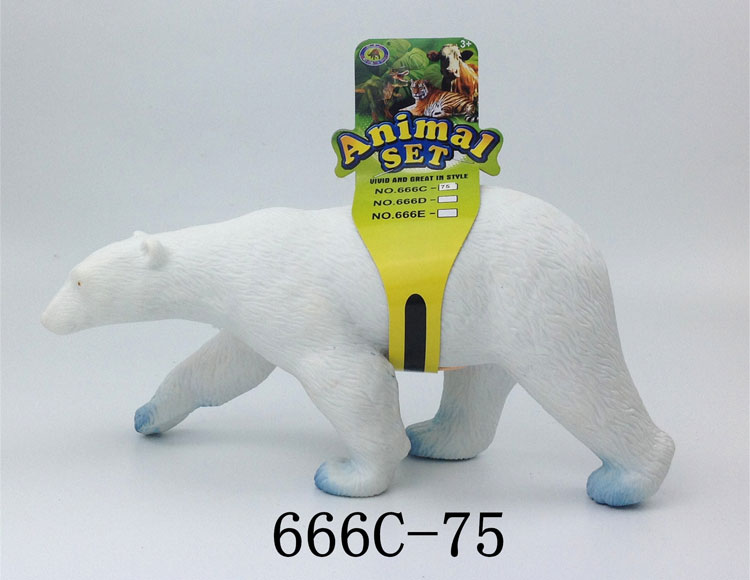 搪塑充棉熊动物模型666C-75
