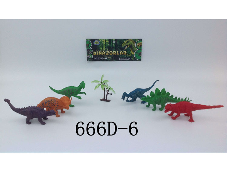 恐龙模型PVC袋666D-6