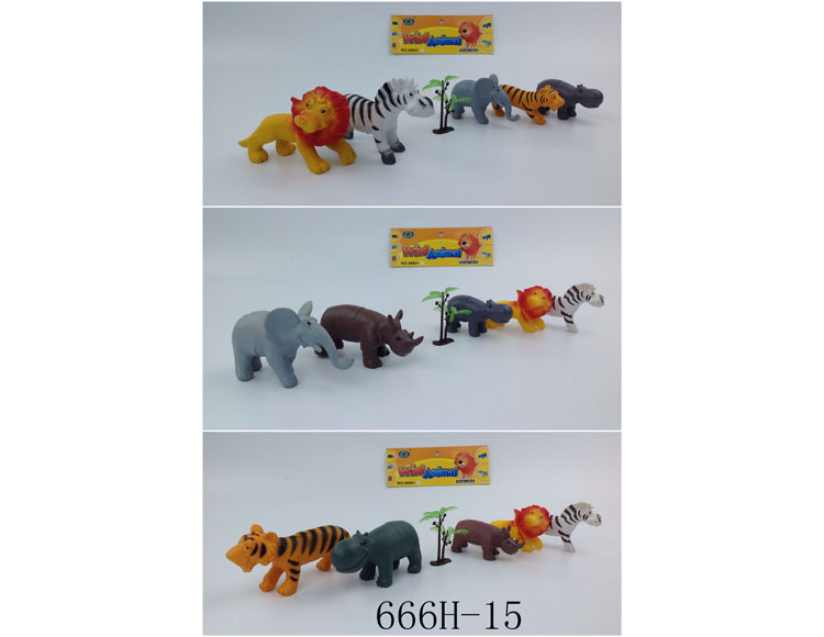 仿真动物模型玩具PVC袋666H-15