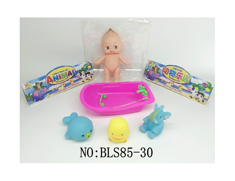 搪塑娃娃配浴池BLS85-30