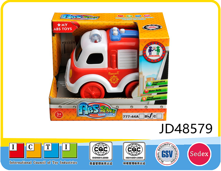 惯性卡通消防车JD48579