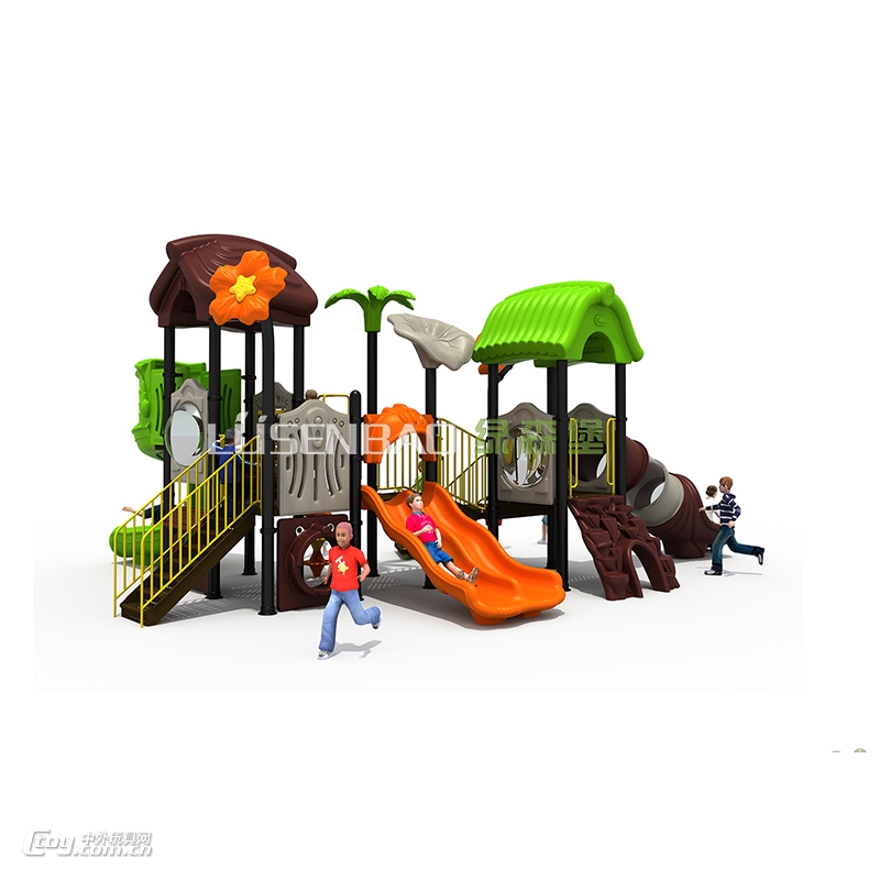 幼儿园家具,组合滑梯,儿童塑料滑梯-绿森堡厂家直销