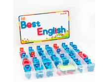 磁力萌高档彩色套装磁性贴大小写英语字母数字冰箱贴儿童益智玩具