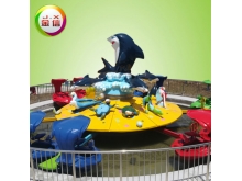 现货游乐设备儿童喷水激战鲨鱼岛