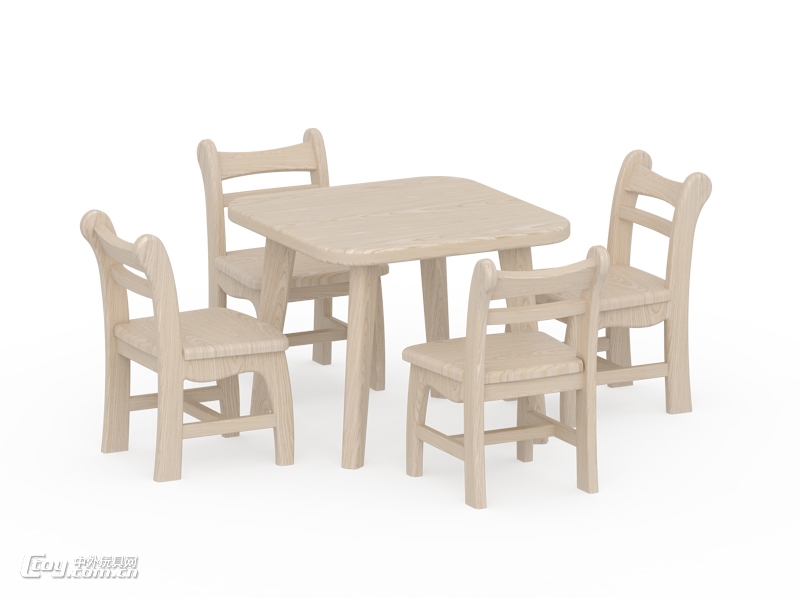 温州幼儿园家具,儿童实木课室桌椅-绿森堡厂家批发