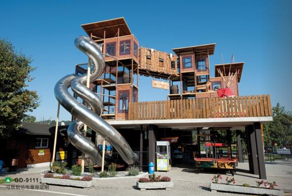 儿童娱乐滑梯，多功能组合滑梯，不锈钢滑梯非标定制 德凯游乐