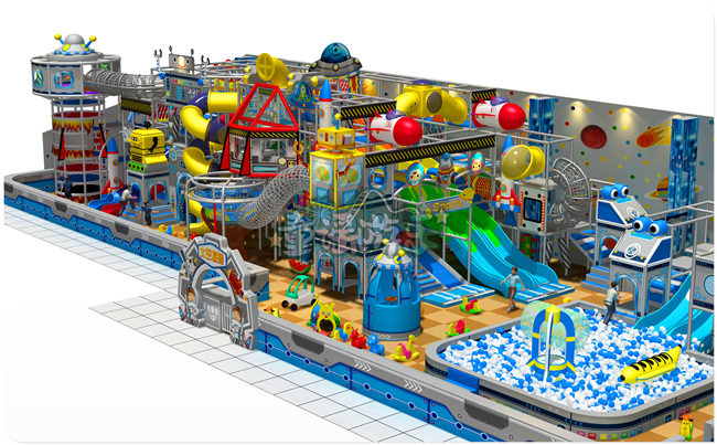 淘气堡厂家定制生产 室内儿童乐园设备 商场百万球池组合蹦床