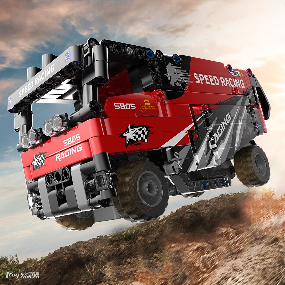 COGO积高积木科技件系列益智玩具15805-重型卡车
