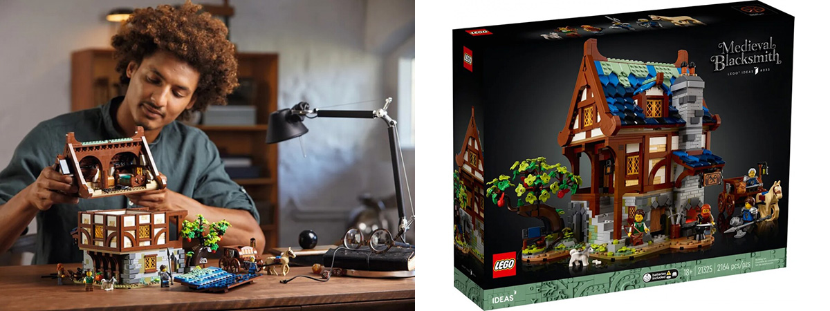 LEGO Ideas系列将推【中世纪铁匠小屋】Medieval Blacksmith