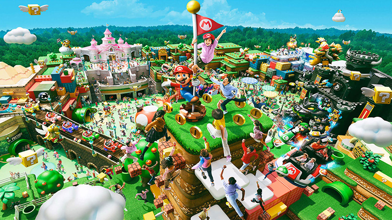 日本超级任天堂世界主题乐园将于3月18日正式开园