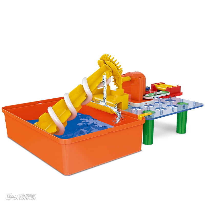 电学小子5006水能动力螺旋水车科学实验套装玩具
