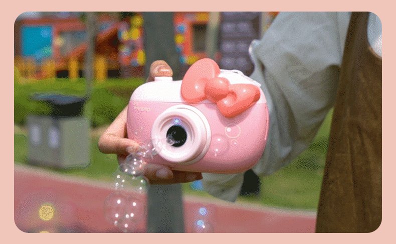 jjrc f203儿童玩具电动泡泡相机