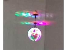 水晶彩球飞机充电耐摔手感应飞行器会飞悬浮遥控直升机儿童玩具