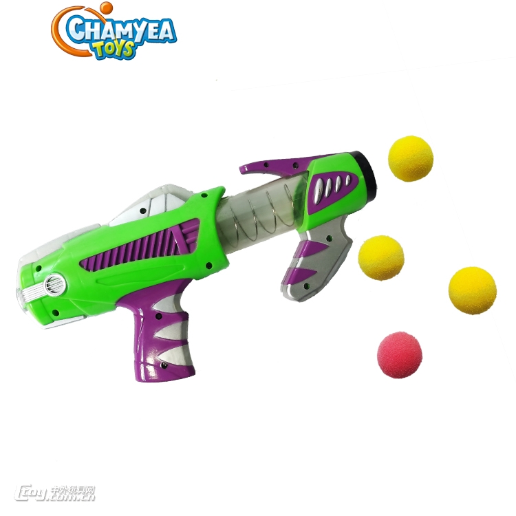 儿童空气动力软弹枪EVA棉球游戏互动射击玩具跨境工厂支持定制