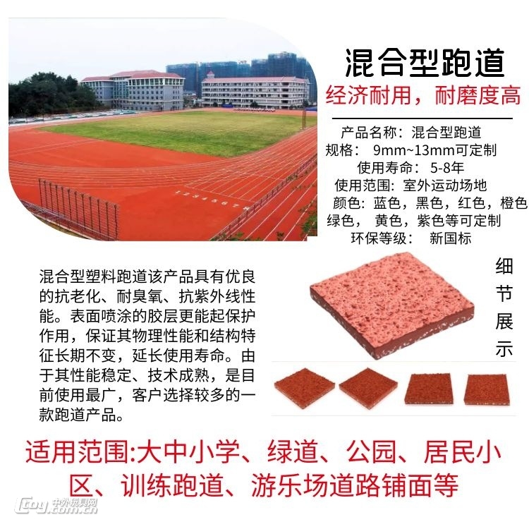 汉中/重庆/达州/复合型弹性塑胶地垫，小区球场停车库丙烯酸