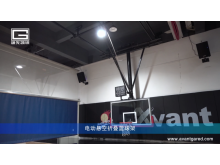 电动悬空折叠篮球架 悬空篮球架 NBA  室内悬空式篮球架