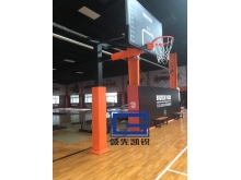 单臂固定式篮球架 地埋单臂篮球架批发 广西移动单臂篮球架