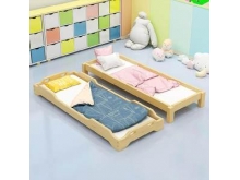 儿童木质床幼儿园儿童床