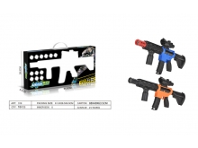 空气动力枪M416软弹射击玩具蓝色，橙色2色混装319