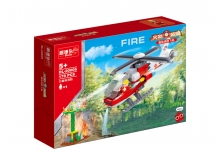 消防系列积木模型森林消防飞机DL-20005