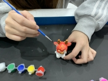 儿童涂色石膏娃娃彩绘手工diy制作涂鸦白胚模具上色玩具