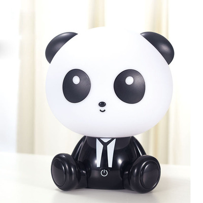 创意熊猫USB触控LED护眼灯书灯小夜灯