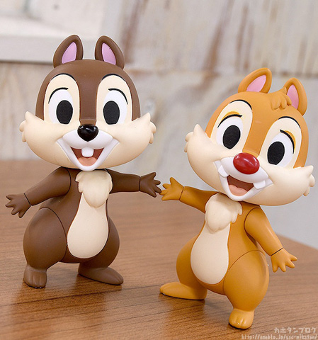 gsc「黏土人」系列推「奇奇与蒂蒂」可动人偶模型