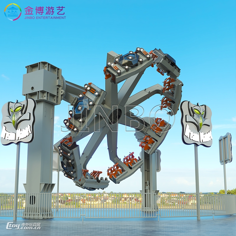 A类特种游乐设备32人梦幻星球 主题乐园自控飞机游乐设施安装