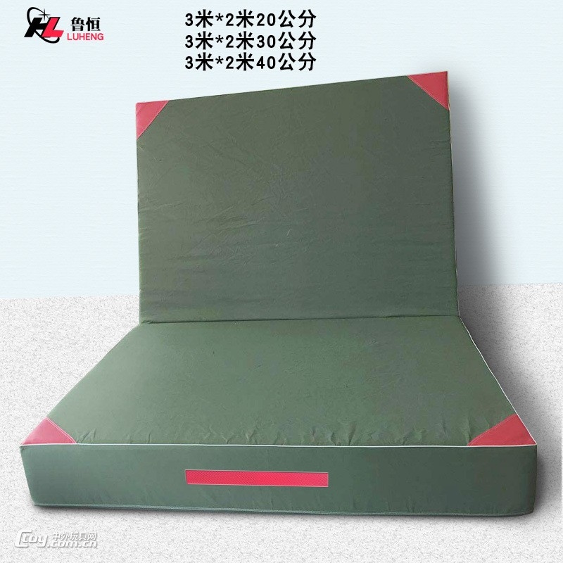 鲁恒体操垫生产厂家加厚海绵折叠体操垫图片体操垫价格体操垫规格