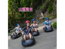 景区非标无动力游乐设施山道斜坡滑车 新型弯路滑车游乐设备
