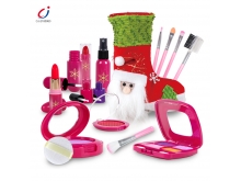 女孩过家家玩具套装儿童彩妆玩具化妆品圣诞主题