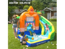博士豚DOCTORDOLPHIN充气大猩猩喷水城堡73008