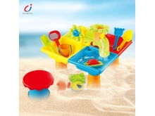拼色沙滩方桌25pcs沙漏沙铲夏日戏水沙滩玩具套装