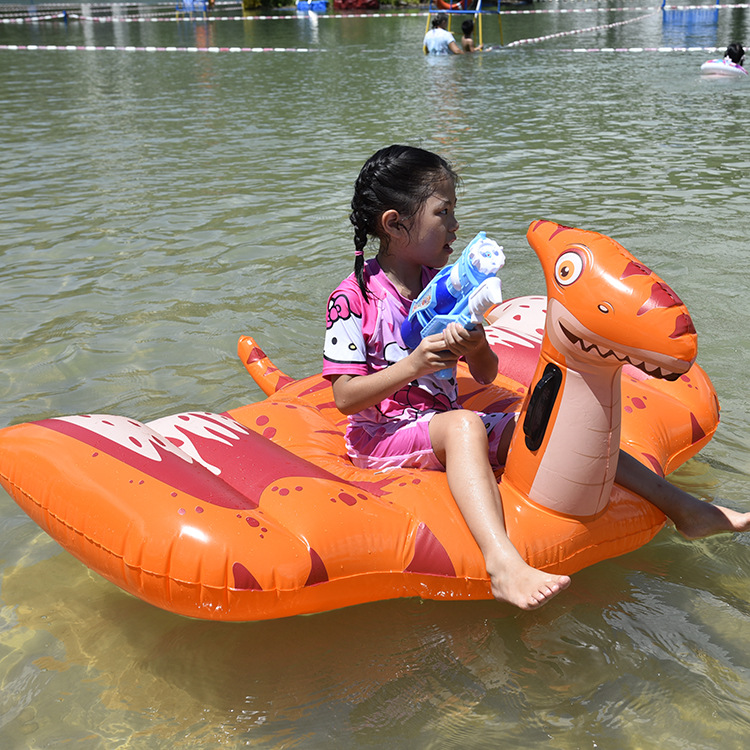 喷水恐龙儿童充气浮排浮床