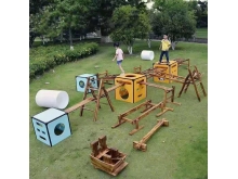 幼儿园安吉玩具组合 儿童户外滚筒 儿童攀爬梯组合