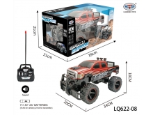 新款1:14福特F250皮卡4通越野遥控车红色