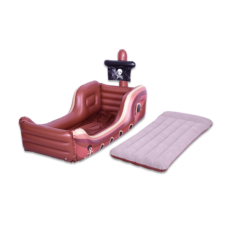 卡通海盗船充气床充气垫
