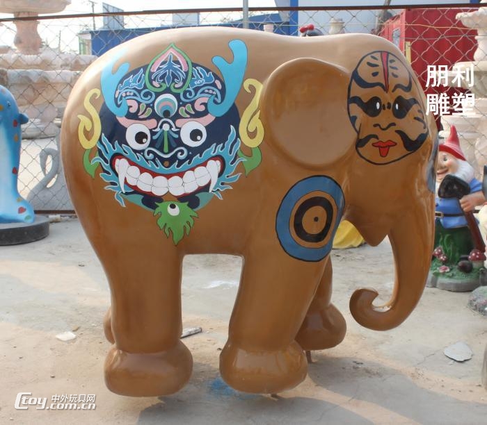 大象雕塑厂家 大象铜雕塑厂家 彩绘大象雕塑工厂