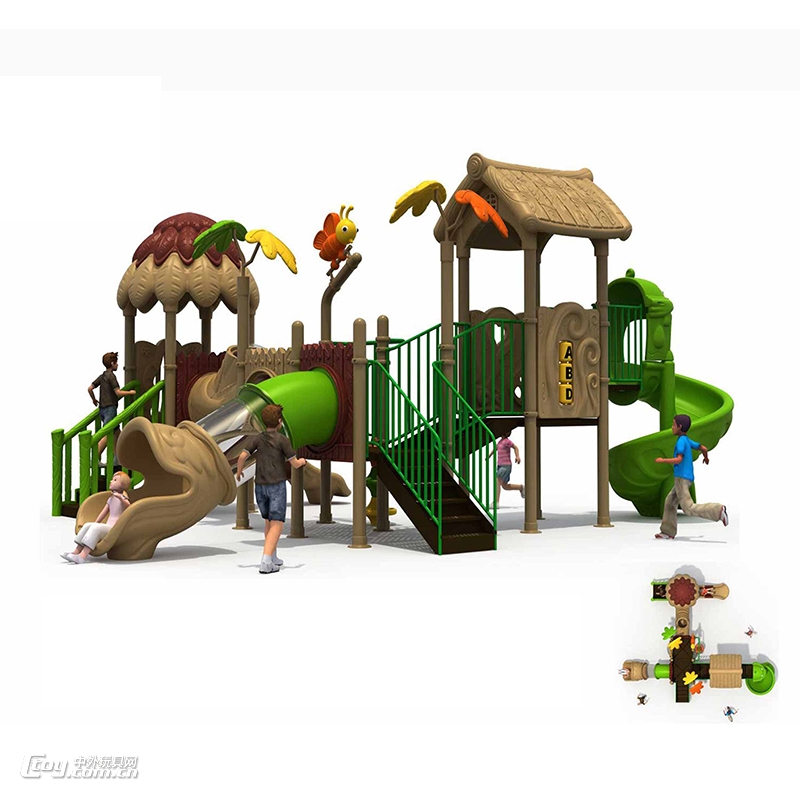 幼儿园组合滑梯 小博士滑滑梯户外游乐设备南宁大型玩具
