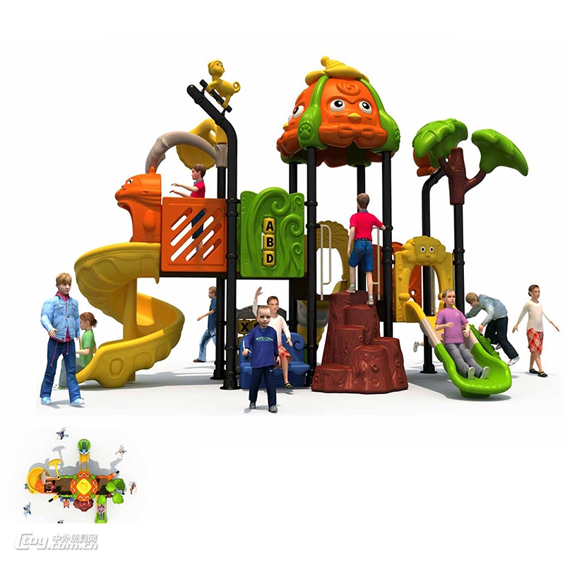 超市游乐幼儿园玩具商场工程组合滑梯 南宁大型游乐设备