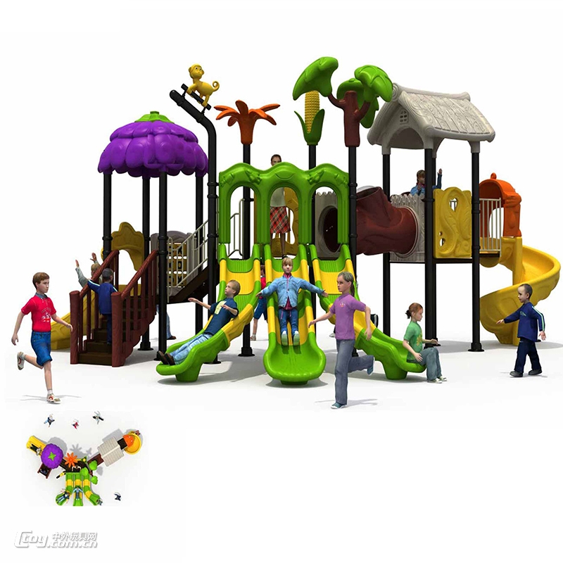 儿童玩具游乐滑梯 南宁室外小区公园组合滑滑梯